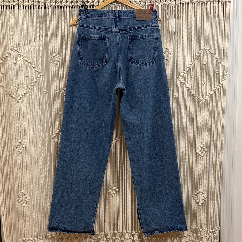 Afends Bella Denim Wide Leg Baggy Jeans in Authentic Blue - Picture 5 of 14